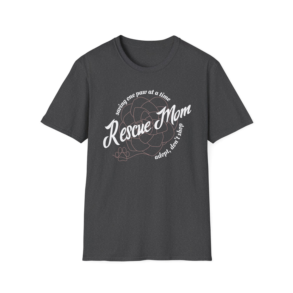 Rescue Mom One Paw at a Time T-Shirt