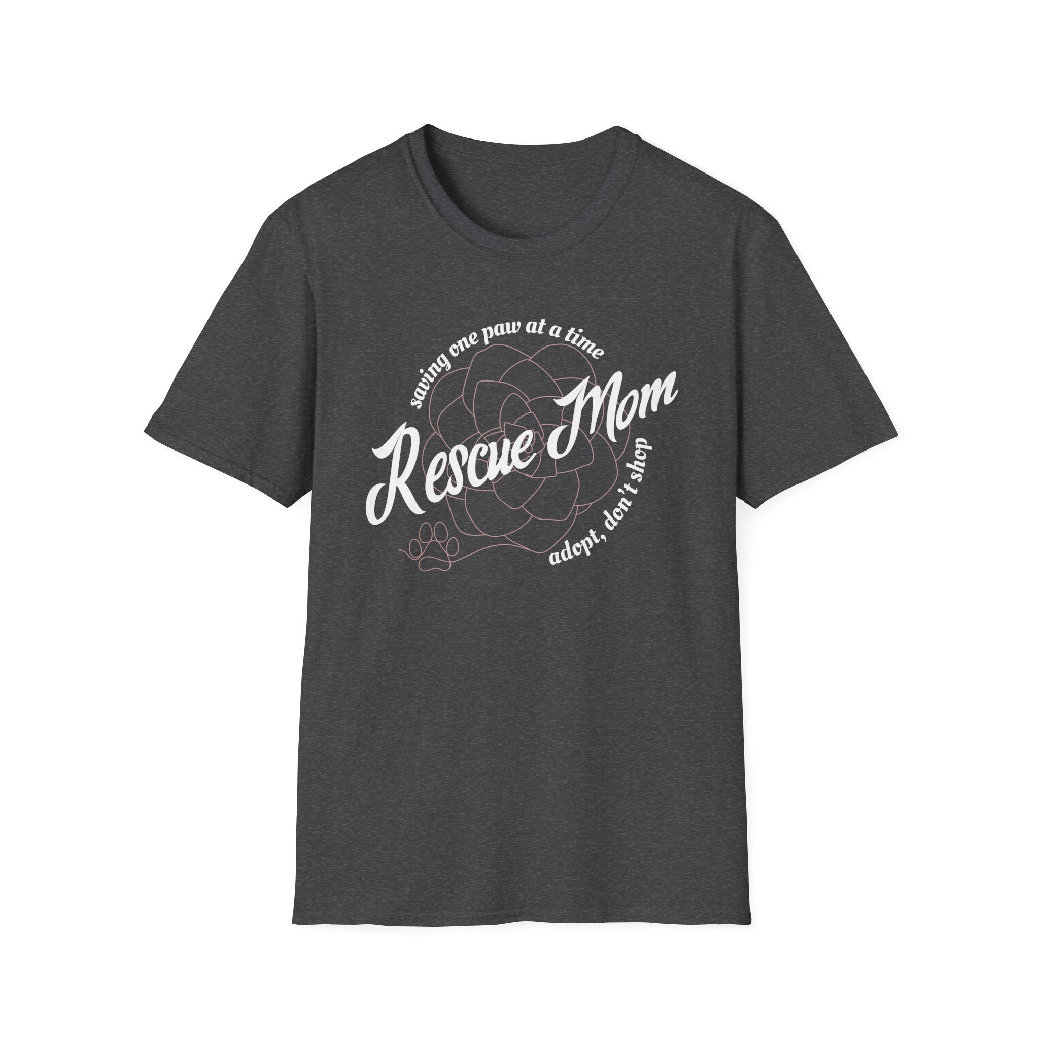 Rescue Mom One Paw at a Time T-Shirt