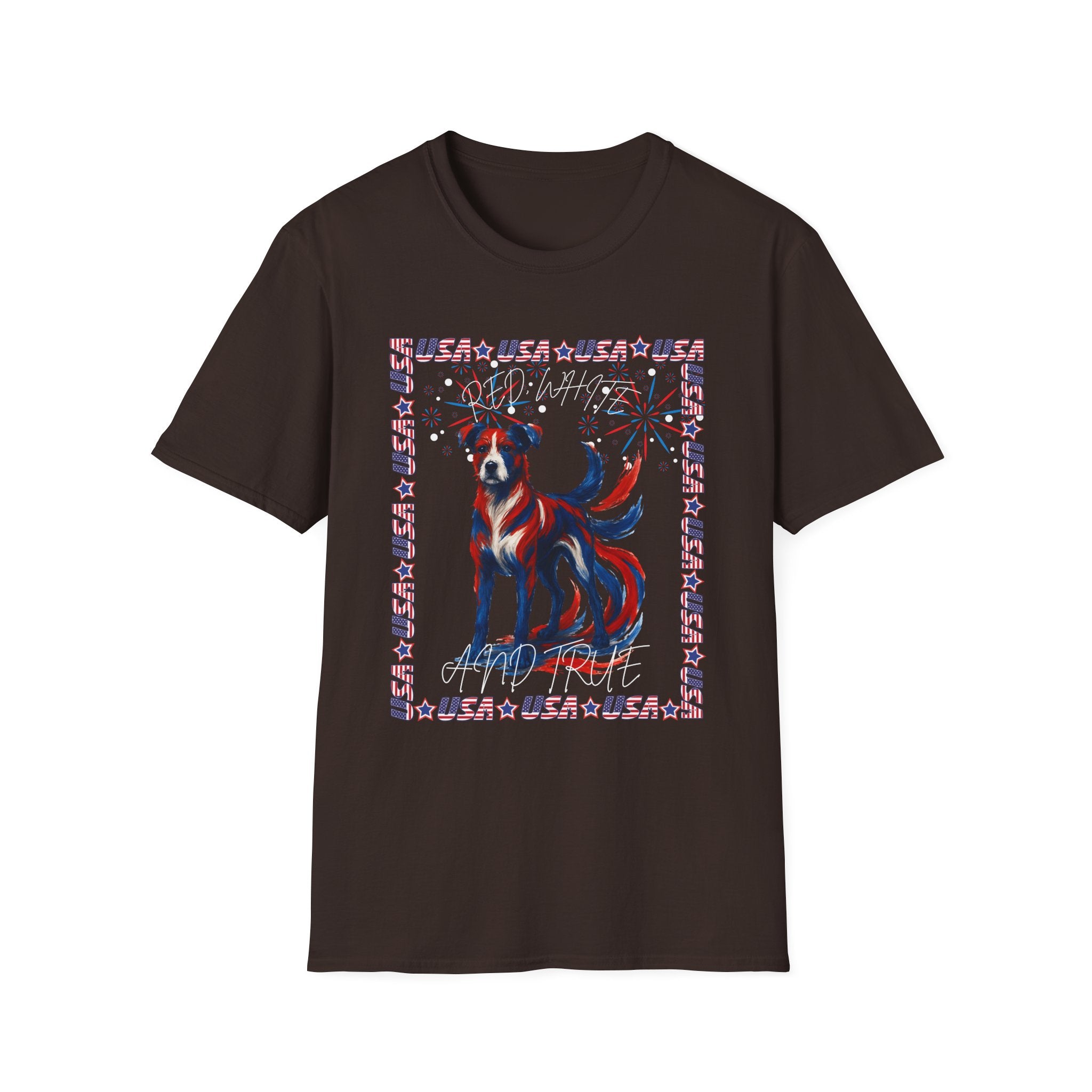 USA Fireworks Dog Lover T-Shirt
