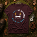 Cat Vibes Only, No Barking T-Shirt