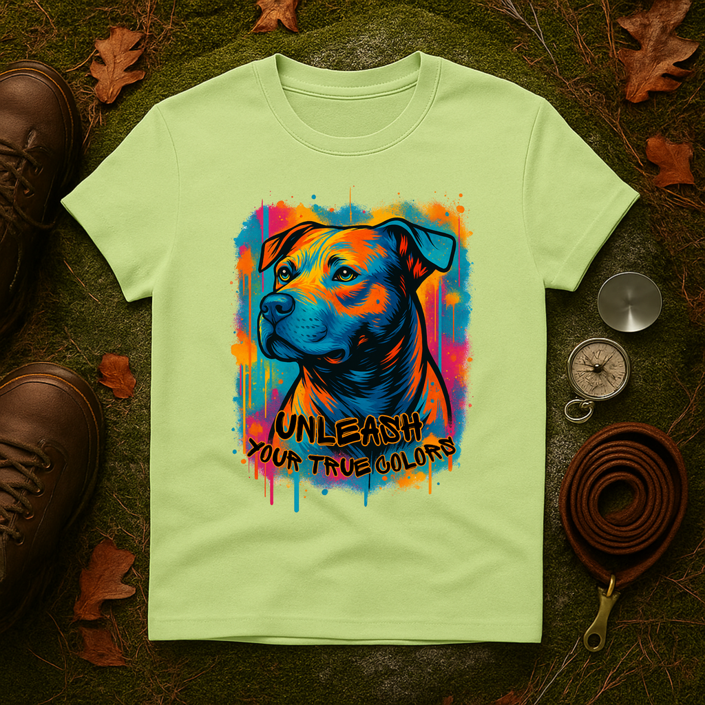 Unleash Your True Colors Pitbull T-Shirt