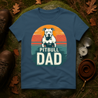 Vintage Pitbull Dad T-Shirt