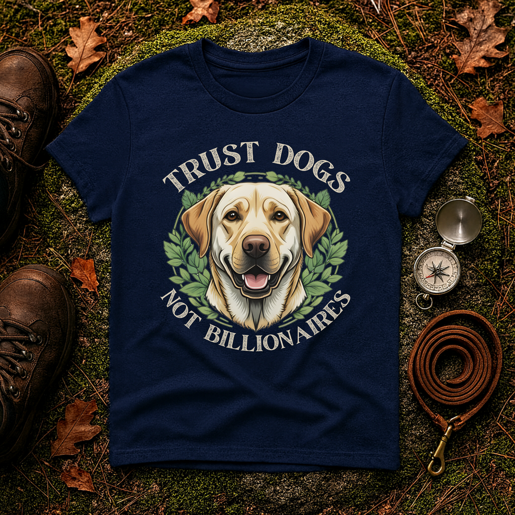 Labrador Trust Dogs Not Billionaires T-Shirt