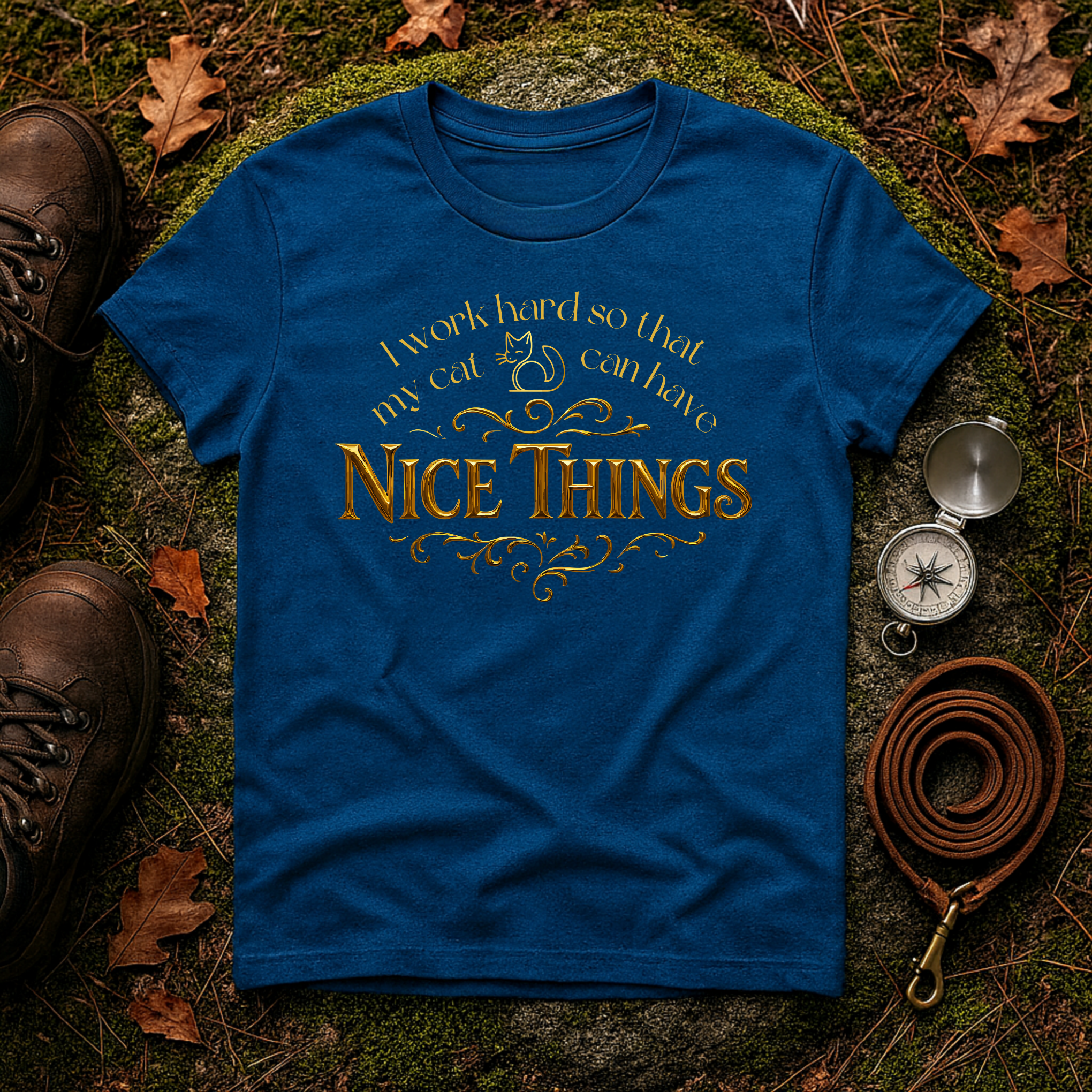 I Work Hard So My Cat Can Have Nice Things T-Shirt