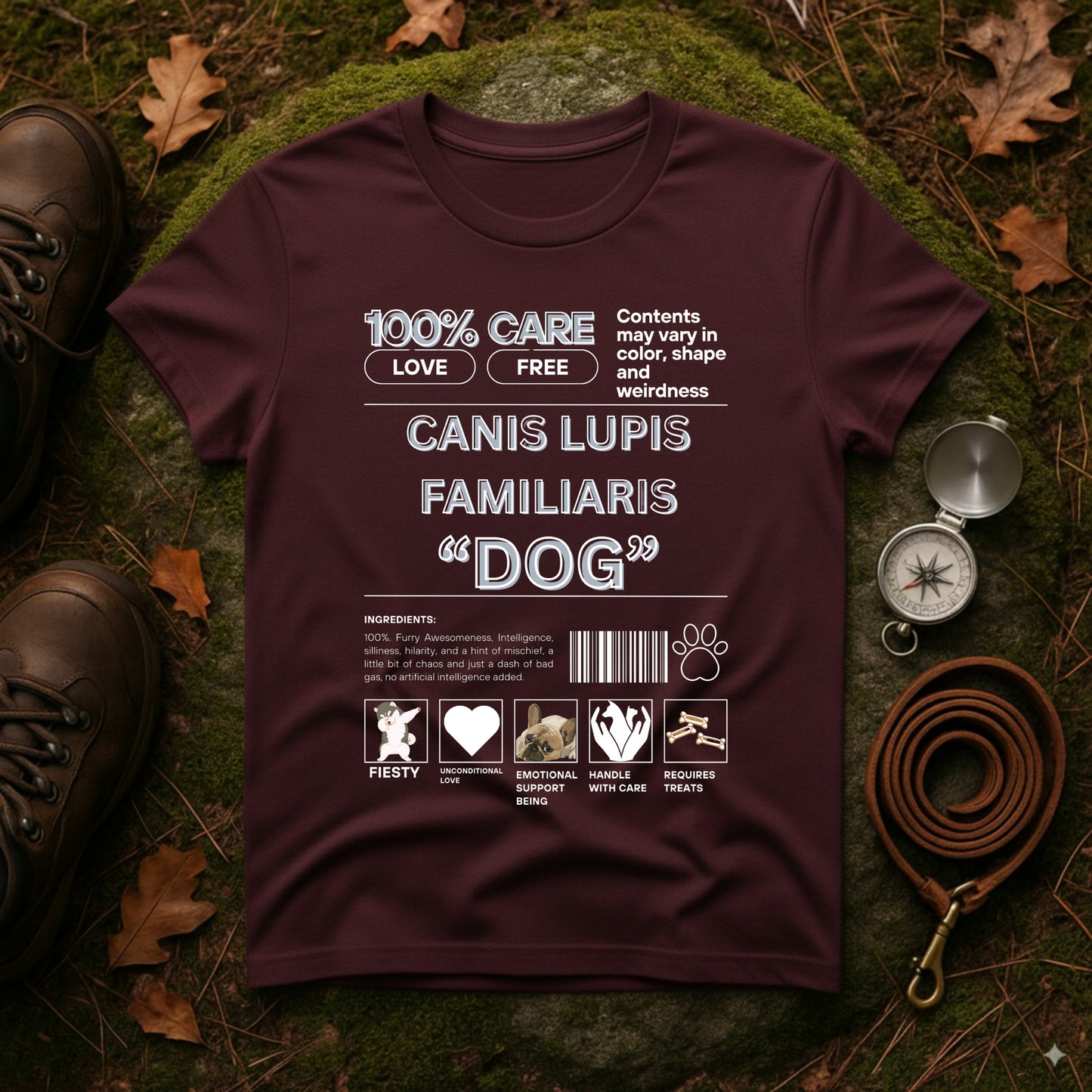 Canis Lupus Familiaris Dog Tee - Funny Vet Label