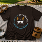 Cat Vibes Only No Barking T-Shirt