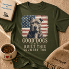 Good Dogs Built This Country Too Pitbull T-Shirt