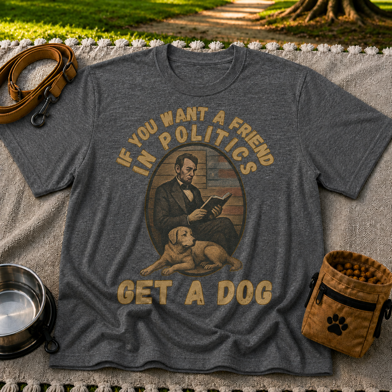 If You Want a Friend in Politics Get a Dog T-Shirt