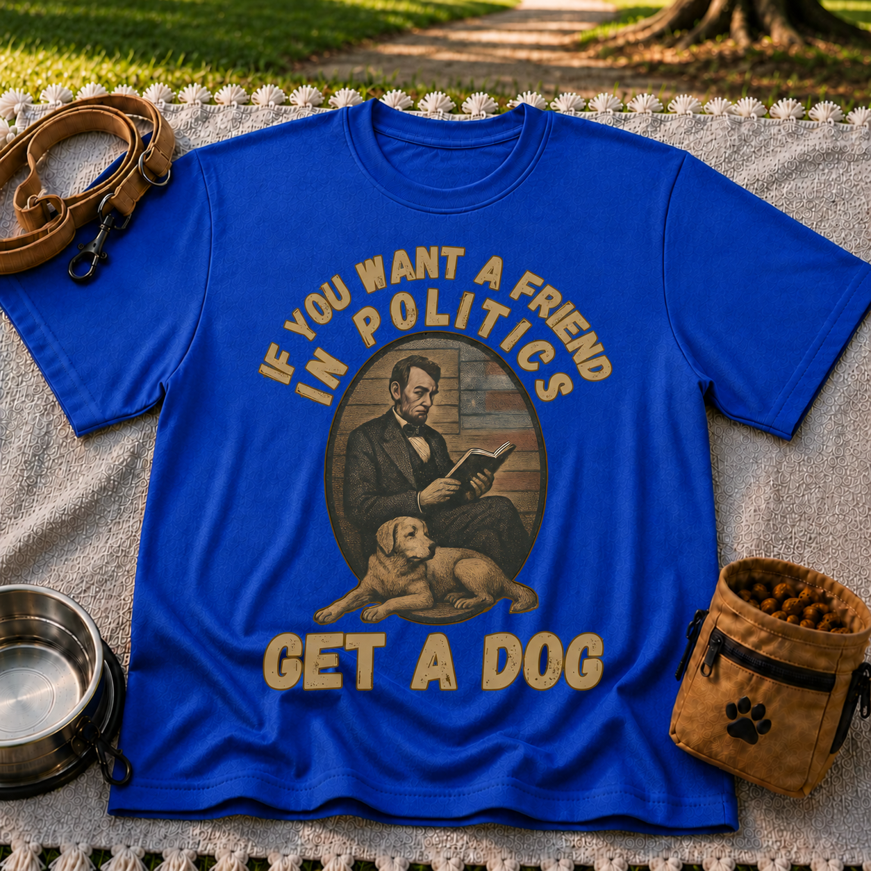 If You Want a Friend in Politics Get a Dog T-Shirt