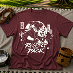 Respect the Pack Dog Lover Graphic T-Shirt