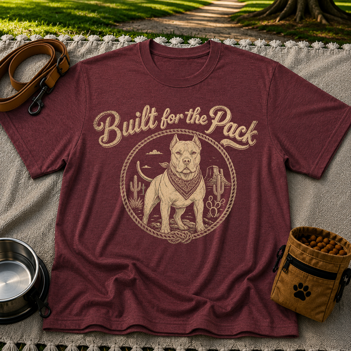 Built for the Pack Pit Bull T-Shirt