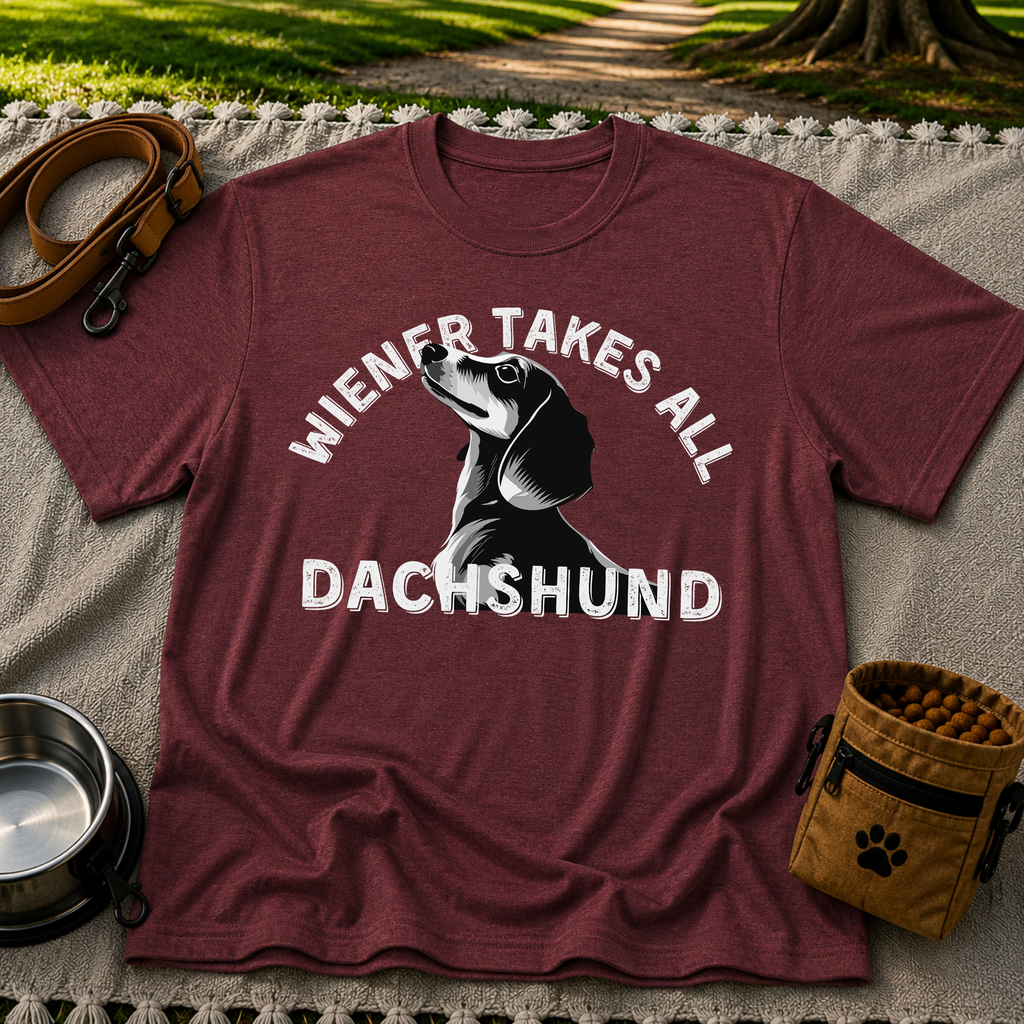 Wiener Takes All Dachshund T-Shirt