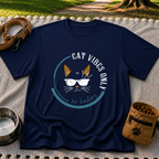 Cat Vibes Only No Barking T-Shirt