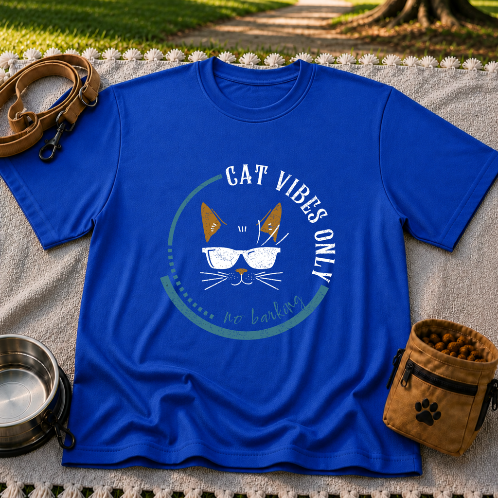 Cat Vibes Only No Barking T-Shirt
