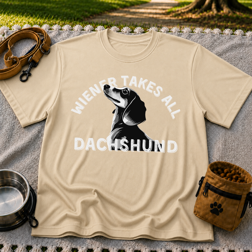 Wiener Takes All Dachshund T-Shirt