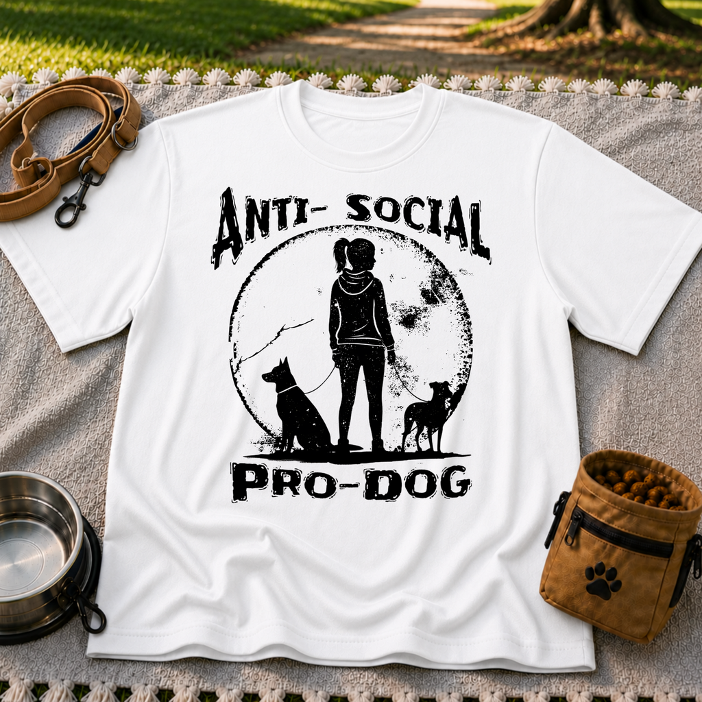 Anti-Social Pro-Dog T-Shirt