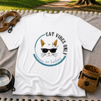 Cat Vibes Only No Barking T-Shirt