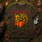 Nine Lives Later Cat Skeleton Pumpkin Halloween Shirt